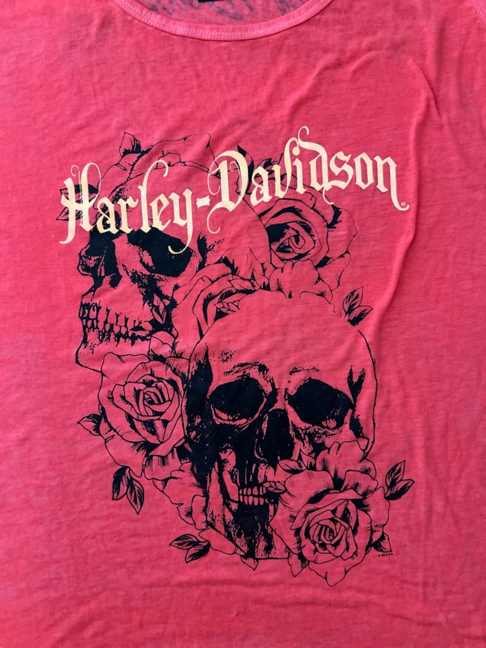 HARLEY DAVIDSON Nassau Bahamas Skull Graphic Tank Top - Picture 4 of 9